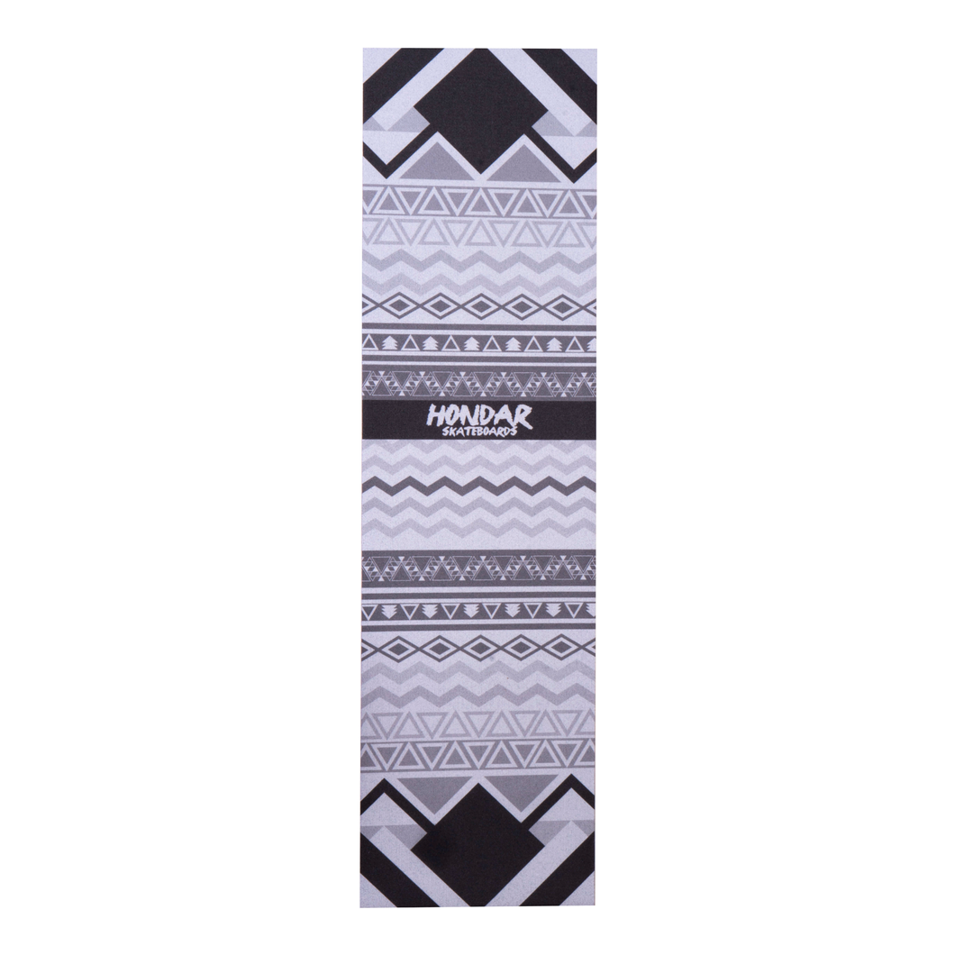 #13 Black White Tribal Grip Tape
